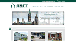 Desktop Screenshot of nesbittproperty.com